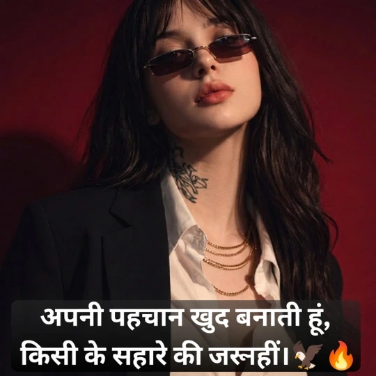 Motivational Attitude Shayari for Girls